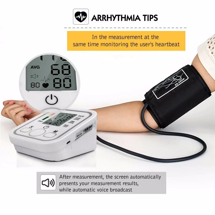 Selling as Hotcake Digital Blood Pressure Monitor Upper Arm, Blood Pressure Monitor for Home