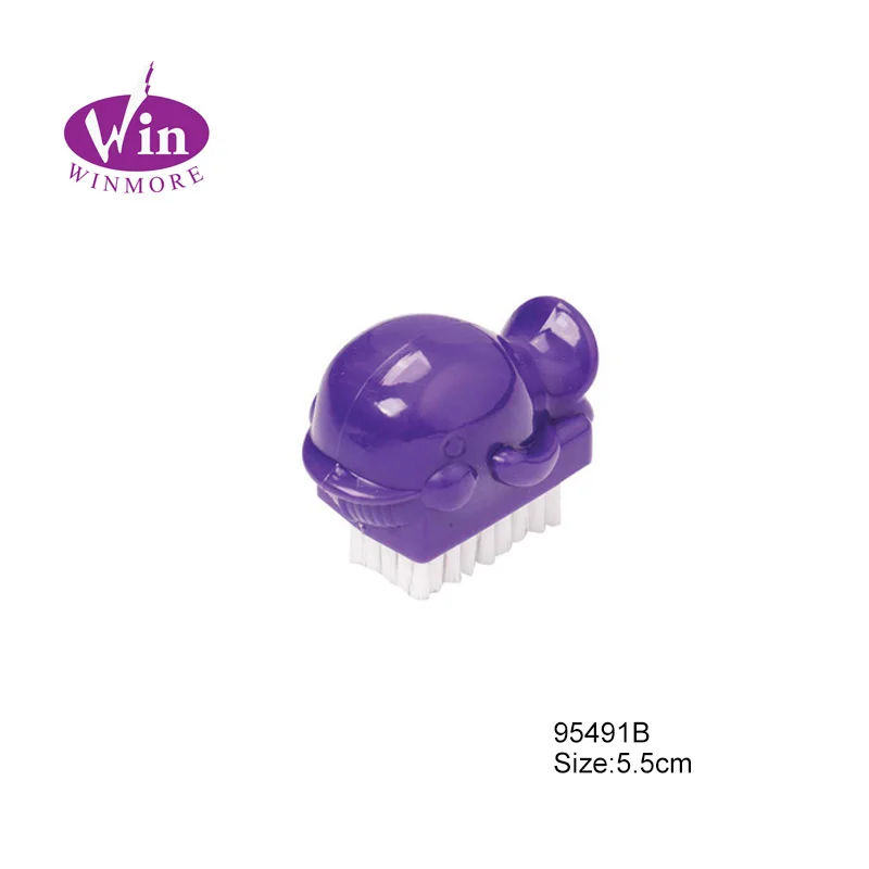 animal shaped plastic nail brush cleaning nail brush