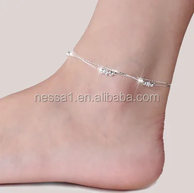 new design anklet,ankle jewelry, pure silver anklet jewelry Wholesale DY-0001