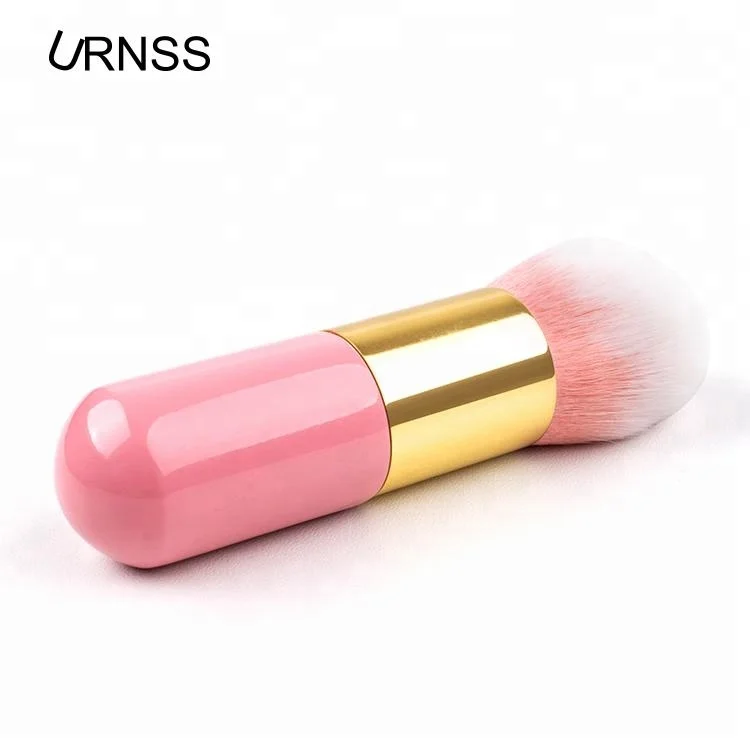 China supply Amazon hot selling Vegan private label flat single brush cosmetic brush for make up