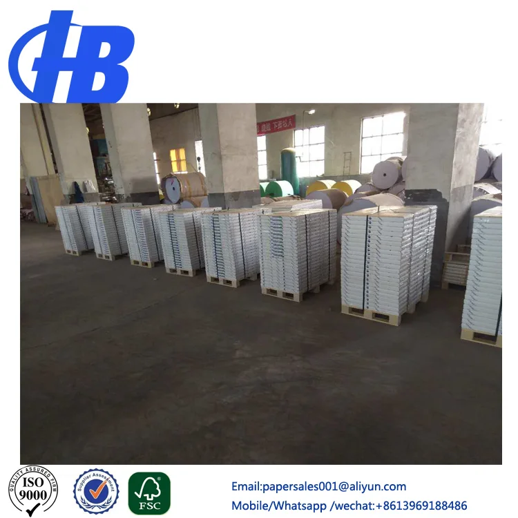 50gsm  printing 2000 carbonless paper  jumbo roll 3 layers impression carbonless ncr paper