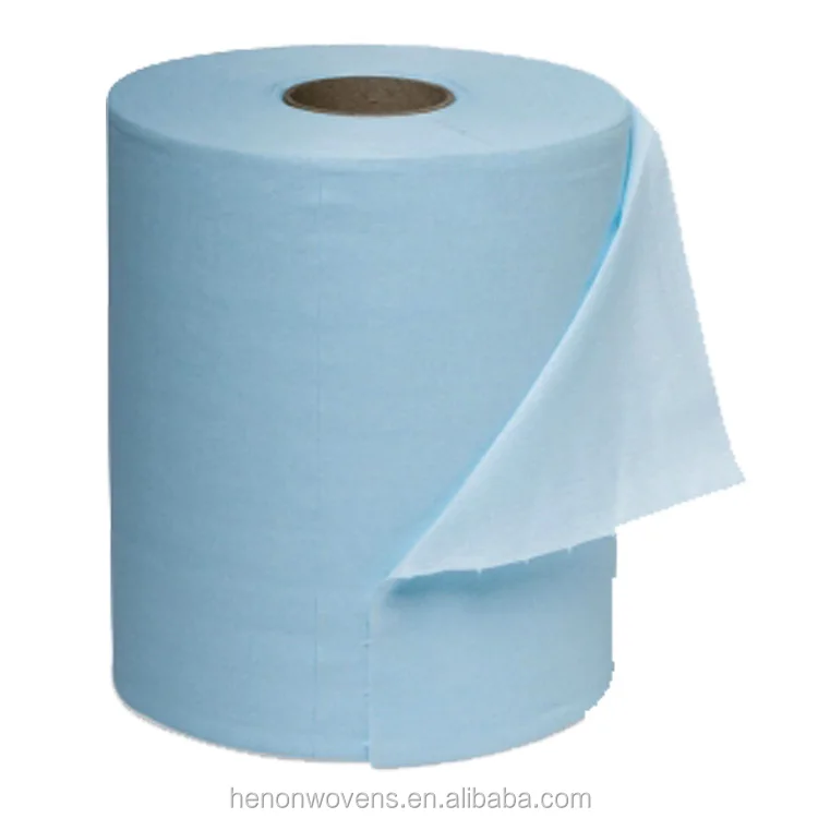 55%woodpulp 45%polyester spunlace nonwoven cleaning cloth
