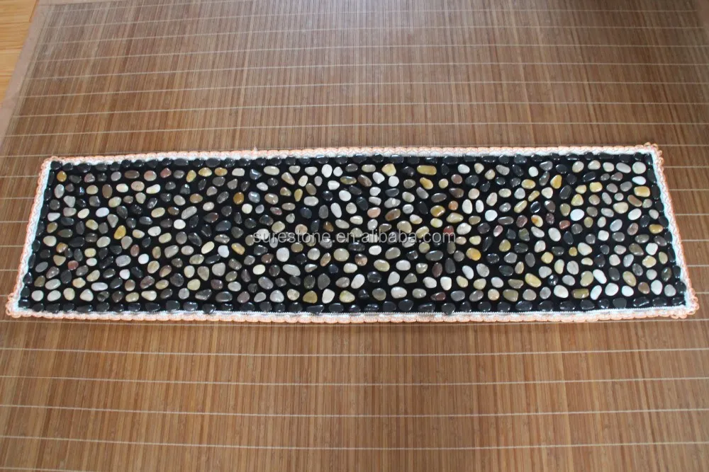 
Pebble foot massage mat massage stone carpet foot massage pad 