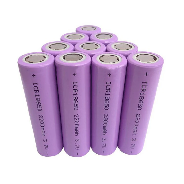 3.7v 2200mAh Pointed End 18650 Lithium Ion Li-ion Battery Cell