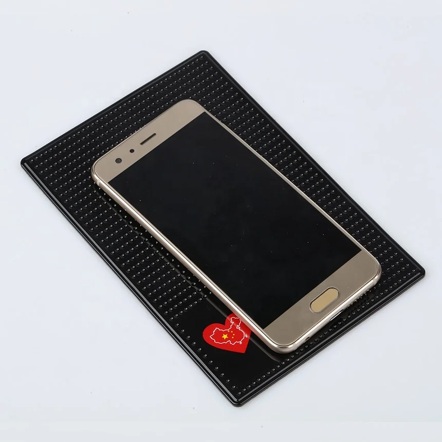 Free sample New Silicone sticky non slip dash pads anti slip Cell Phone car mat