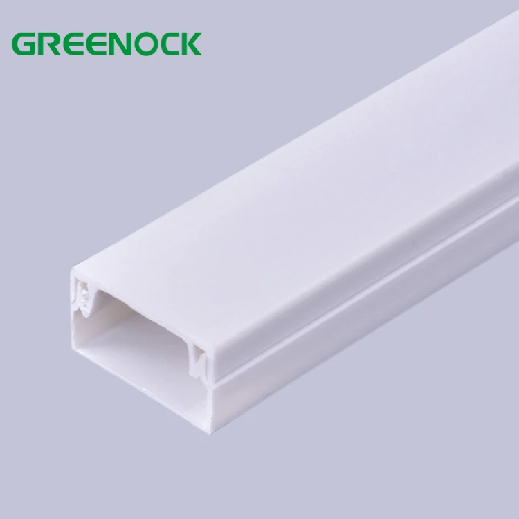 High quality good price easy open customized colour size building black blue gutters pvc for electric cable 12x8