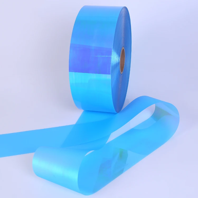 wenzhou hongda bule PET sequin film light transparent iridescent for textile fabric
