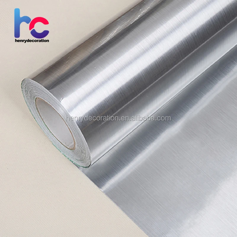 Self Adhesive Brushed Thermo Foil PVC Membrane Foil for MDF Door