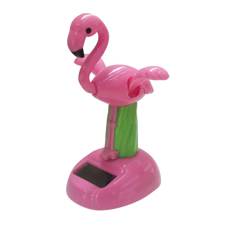 Hawaii dancing car decoration solar flamingo dashboard souvenirs