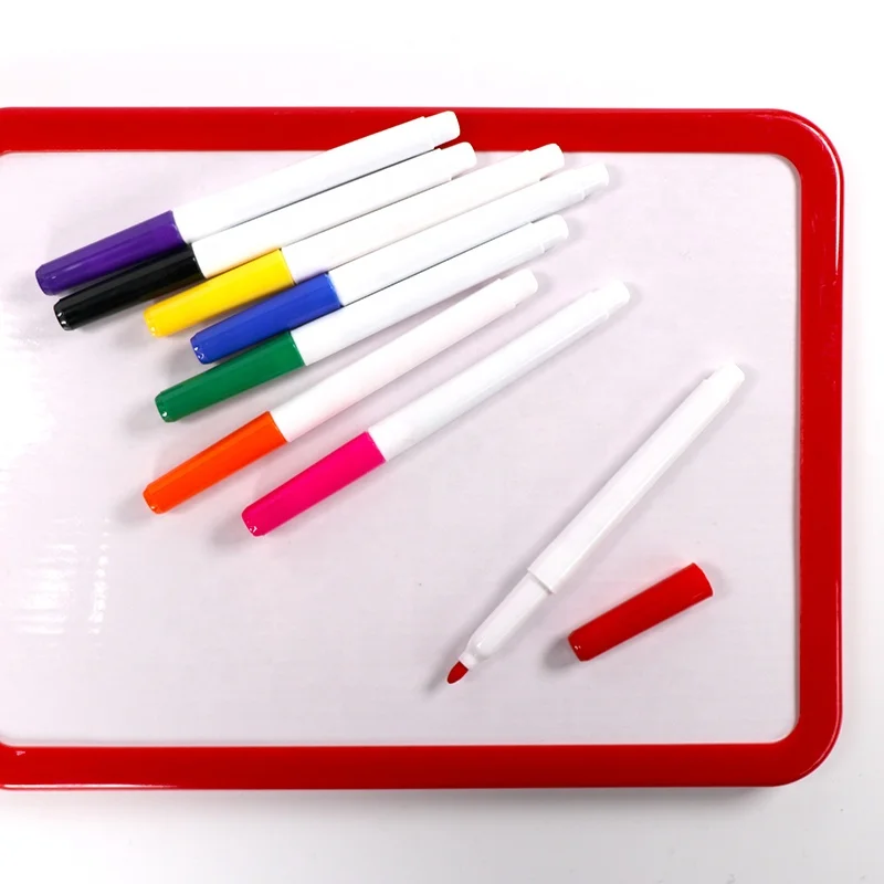 
Dry Erase Fine Tip Slim Barrel Assorted Colors Board Marker 