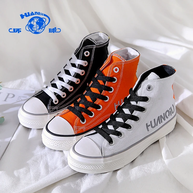 HUANQIU/Китайская оптовая продажа; женская и мужская школьная обувь на шнуровке;