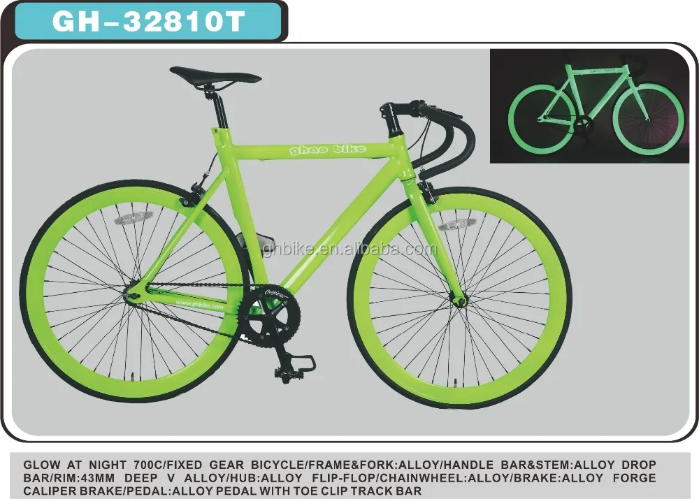 700C aluminium alloy fixed gear bike fixie bike bicycle factory