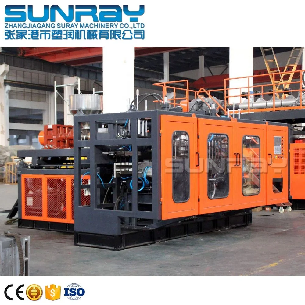 500ml 1 Liter HDPE Shampoo Bottle Container  Making Machine Engine Oil Jerrycan Extrusion Plastic Blow Molding Machine