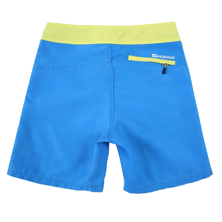 
100% polyester men and boy Surfing Shorts swimsuit Fashion garment washing swim Trunk 
