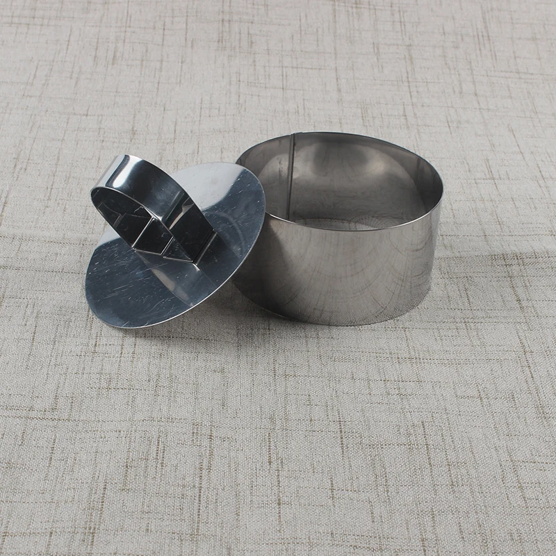 
Stainless Steel Cheese Cake Cookie Cutter Mold / Round Shaped 