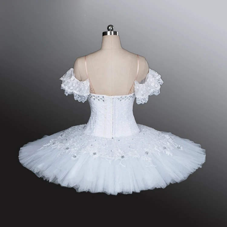 Professional High Quality Custom Size Classical Women Adult White Ballet Tutu