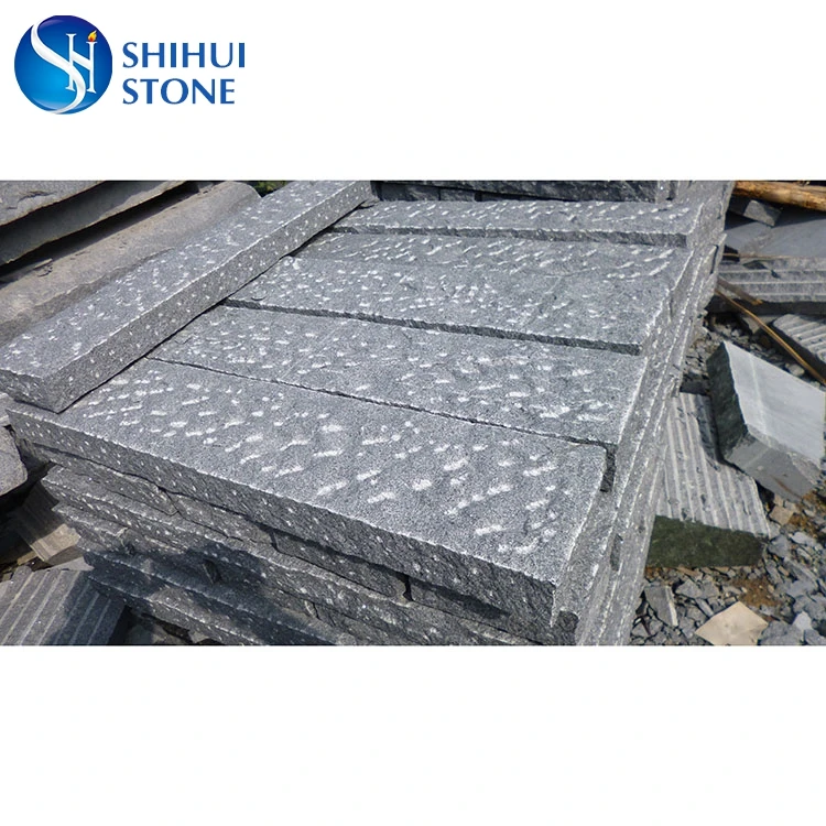 SHIHUI Border Upstand Road Side Curb Stone Price Garden Road Pool Standard Kerbstone Sizes Chinese Gey Granite Curbstone Types