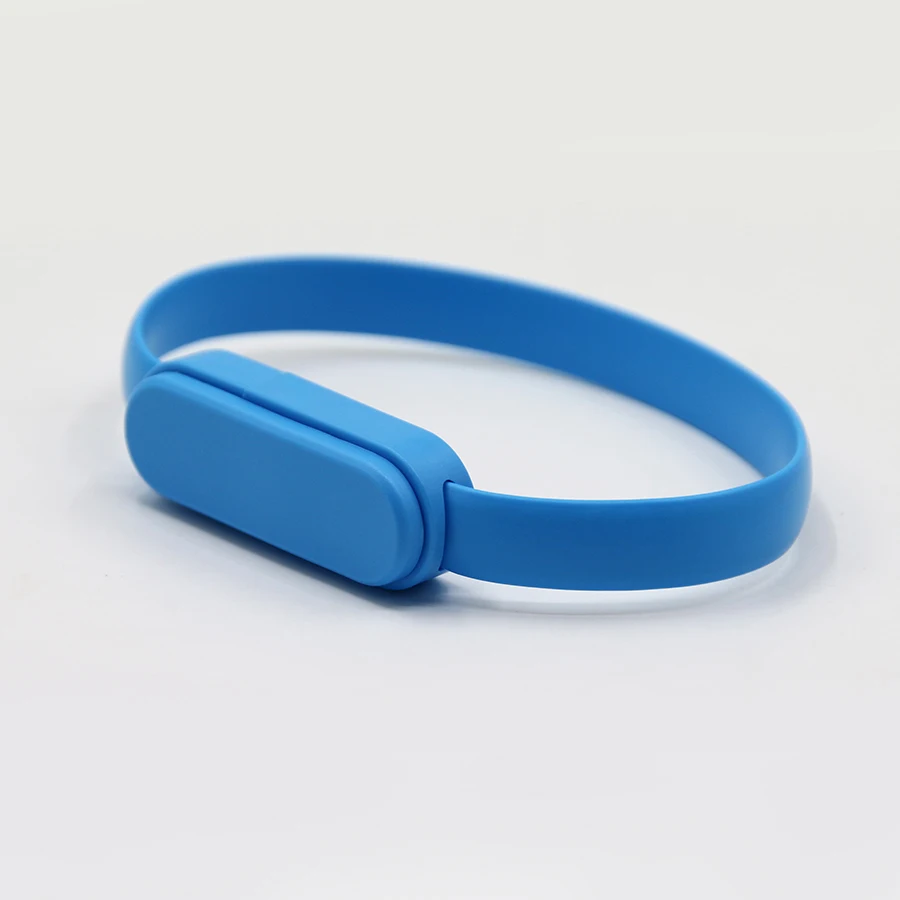 Promotion Gift Mobile Phone Charger Custom Bracelet USB Cable 2 in 1 USB Cable Bracelet