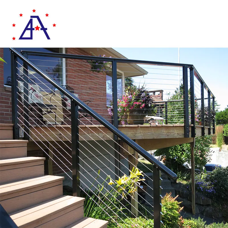 Perfect style OEM chrome handrails for stairs aluminum fence enclosure