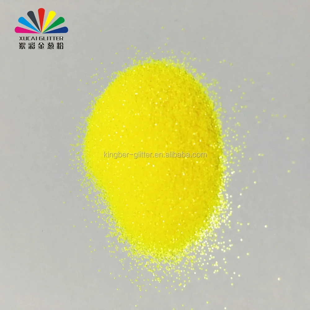 Excellent quality best sell fluorescent polyester chunky holographic glitter powder from Kingber