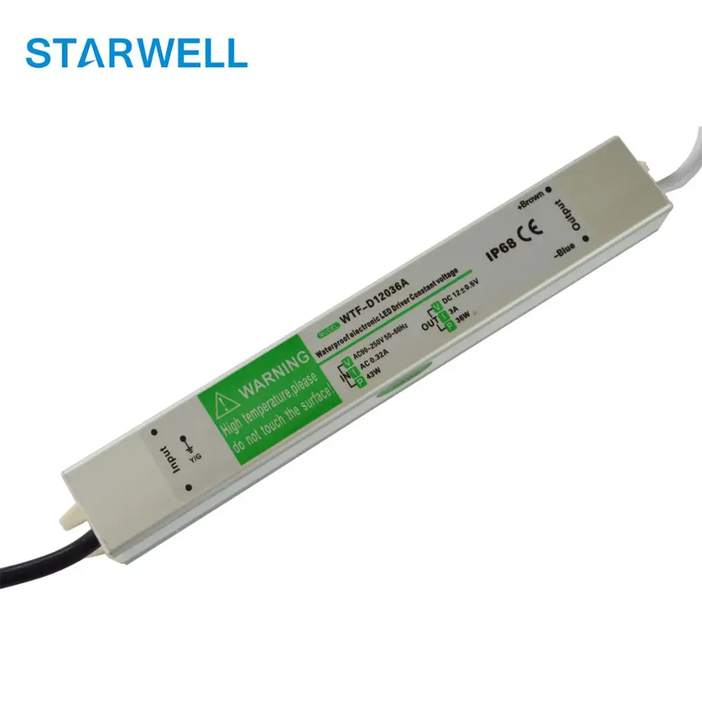  WTF-D12050A 12V / 24V постоянное напряжение Тип 50W IP67 Светодиодный