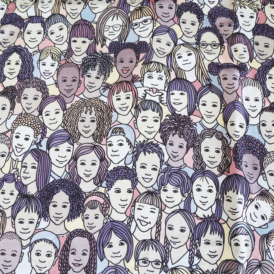 High Quality digital printing on Bamboo fiber cotton french terry fabric