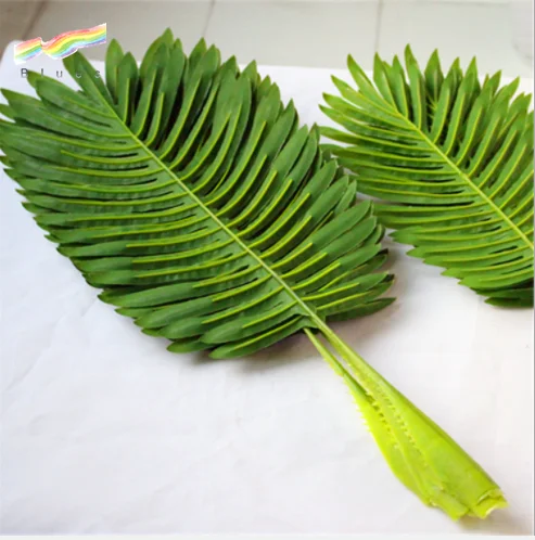 Palm leaves decoration plastic palm leaves wholesale