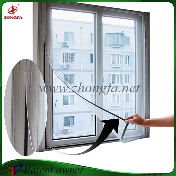 China magnetic DIY dust proof window screen mesh for different windows