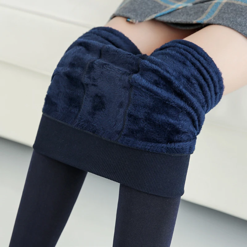 
high quality 230g autumn winter One Size fleece lined leggings for women 