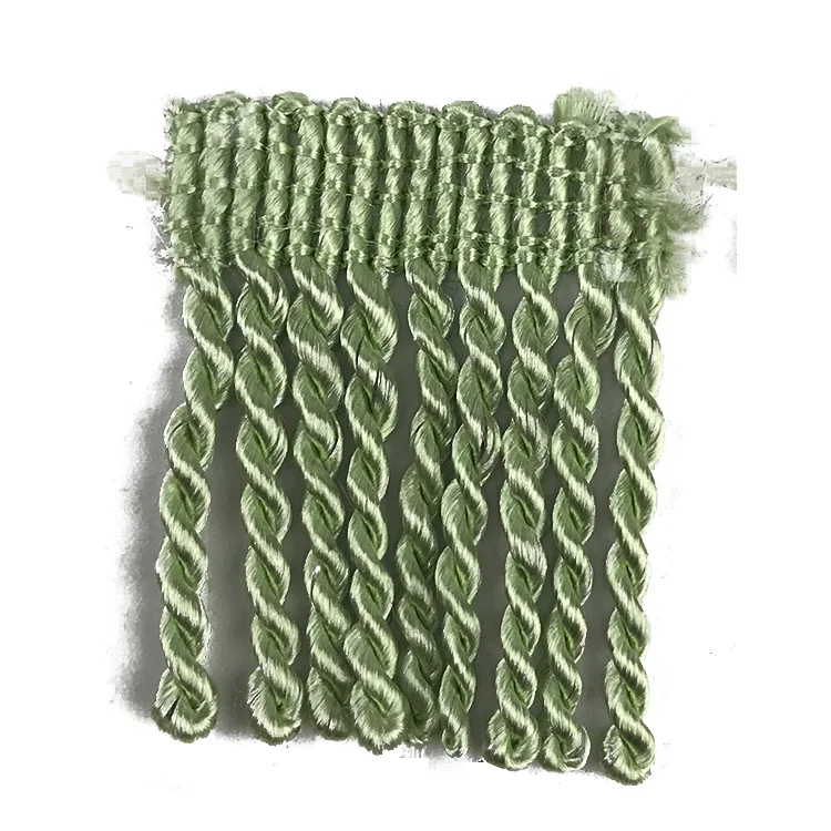 Хлопковая золотая металлическая бахрома для ковров, 6 см, 2,5 дюйма