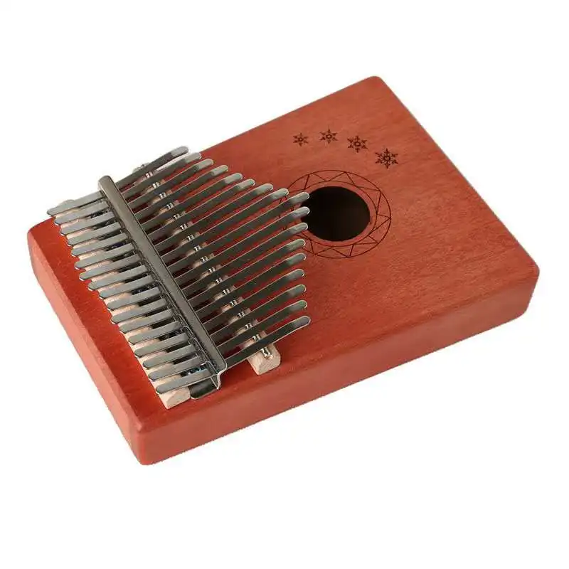 China Portable Fashion 17 Key Mahogany Finger Thumb Keyboard Marimba Kalimba