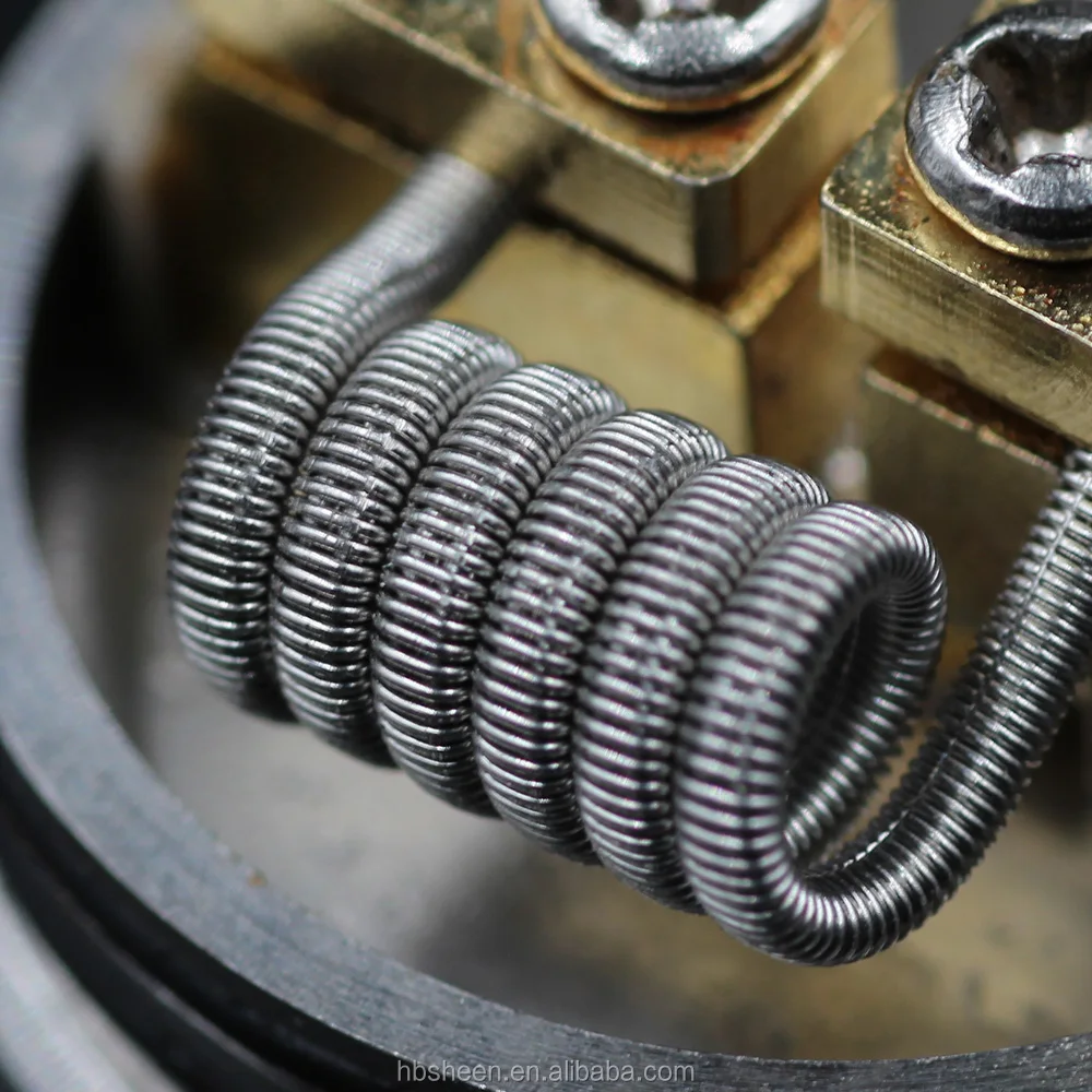 NK wholesale prebuilt coil Ni80 dual fused clapton 24ga parallel clapton for RDA ecig