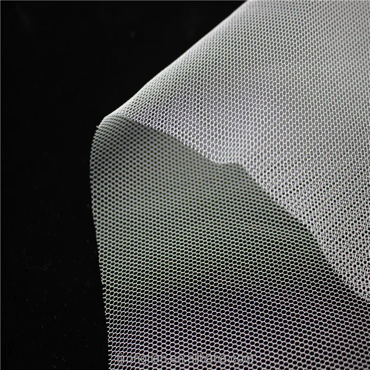 Polyester hexagonal in knitted mesh fabric for mosquito bed net
