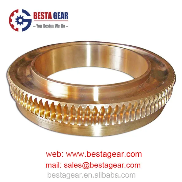 customized bronze worm gears