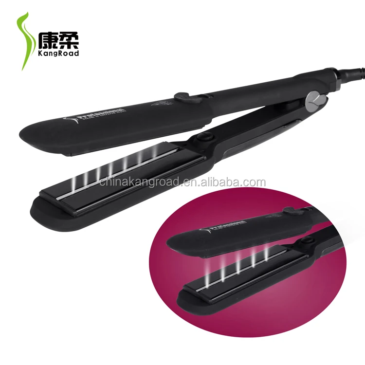 Professional Steam Styler Hair Straightener Infrared Private Label Flat Iron Customer flat irons