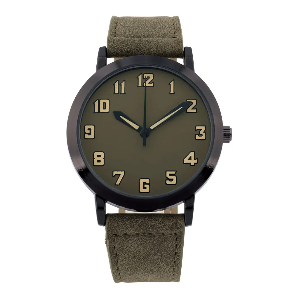 Silicone band watch fashion style wrist watch for mens