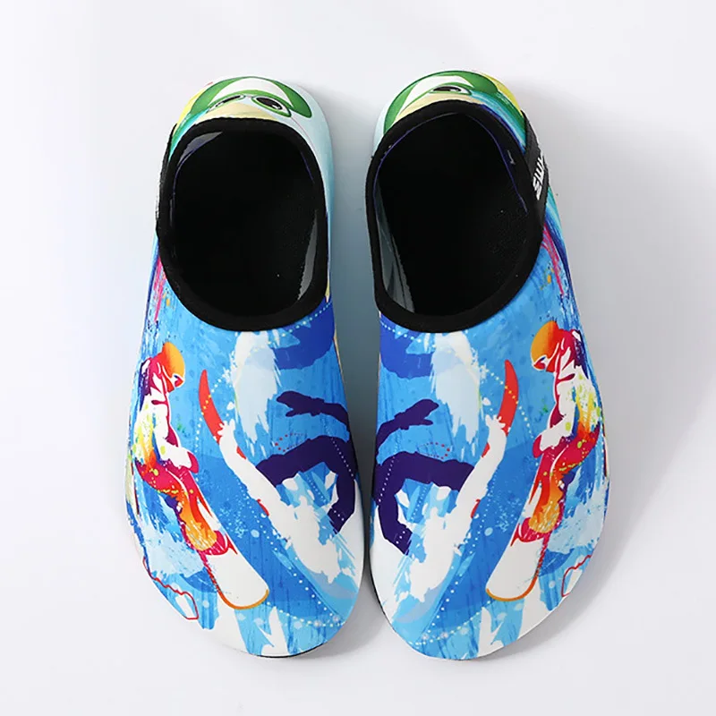 
Outdoor Water Shoes Beach Swimming Quick-Drying Skin Sock Printing Wading Shoes 1pair 