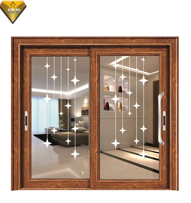 Guangdong factory metal frame sliding door modern sliding door for patio aluminum sliding glass door for patio