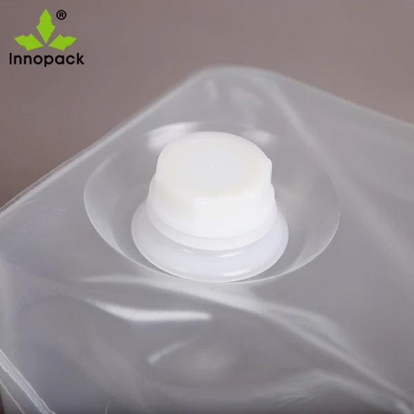 LDPE 5l Litre Clear Plastic Collapsible Jerry Can with Screw Cap