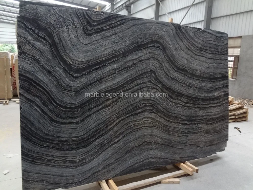 
Chateau & & villa & new house Interior wood fossil marble slabs 