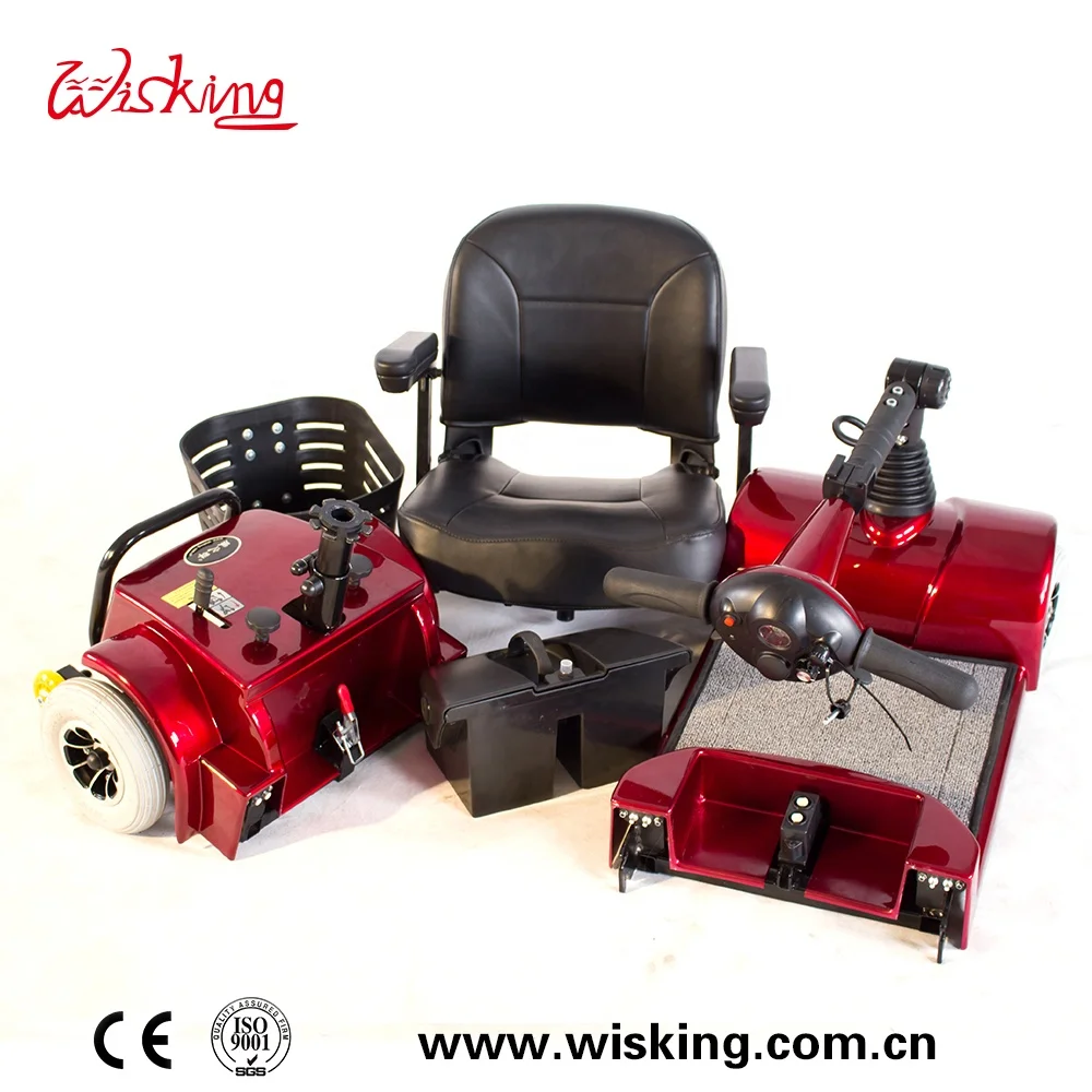 Folding mobility scooter for elderly foldable 4 wheels electric mobility scooters for disabled wisking 4024