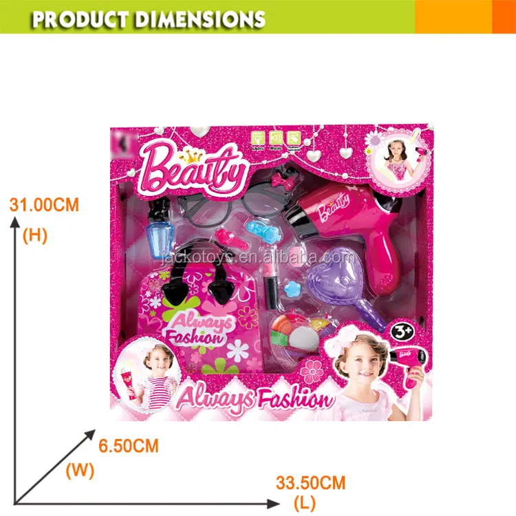 Beauty Hair Salon Pretend Play Set Girl Toys Make Up Toy For Girl