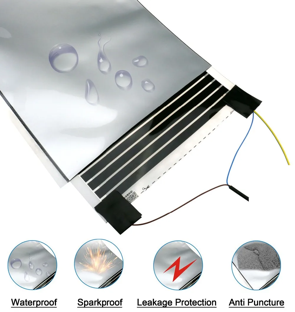 
10 years warranty 50 years lifespan electric radiant floor heating system 220V 110V 24V 12v infrared carbon heating film 