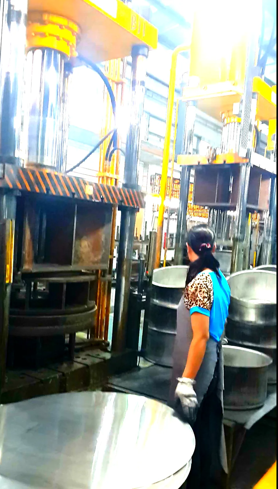 Двойного действия глубоко рисунок гидравлический пресс для алюминиевая посуда