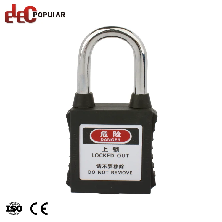 Durable 38mm Nylon Body 38mm ABS Safety Lockout Padlock