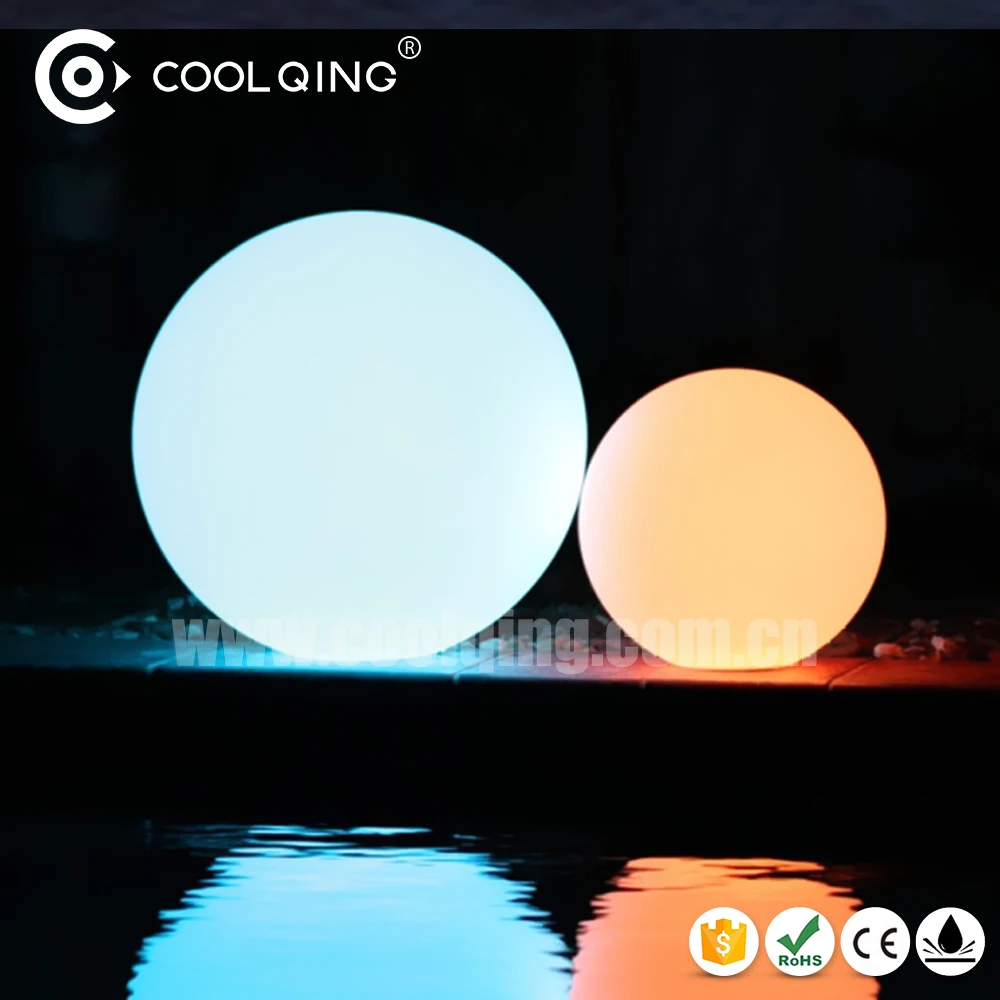 Hard PE Ball Waterproof /High Quality Illuminated Led Ball Light indoor and Outdoor