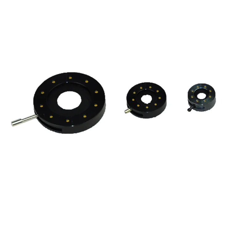 Microscope iris diaphragm with Adjustable Aperture