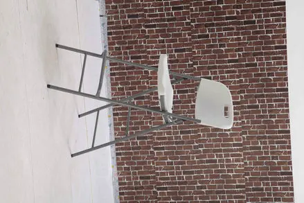 outdoor bar chair in foldable strcuture/space saving folding style HDPE chair/hotel foldable portable chair for outdoor usages