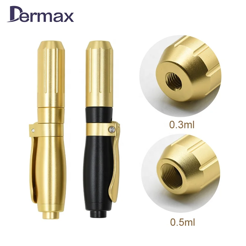 Gold Anti Wrinkle crosslinked ha 2 ml derm hyaluronic injector for hyaluronic pen with CE/ISO