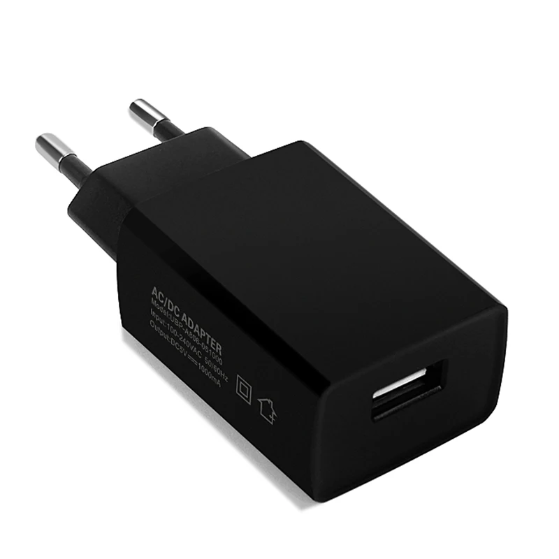 USB ac adapter 5v 1a input 100-240VAC EU/US Plug adaptor